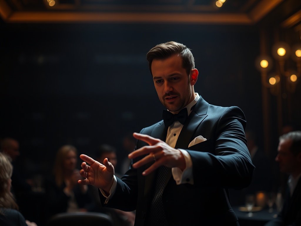 Client entertainment magician – hero concept image