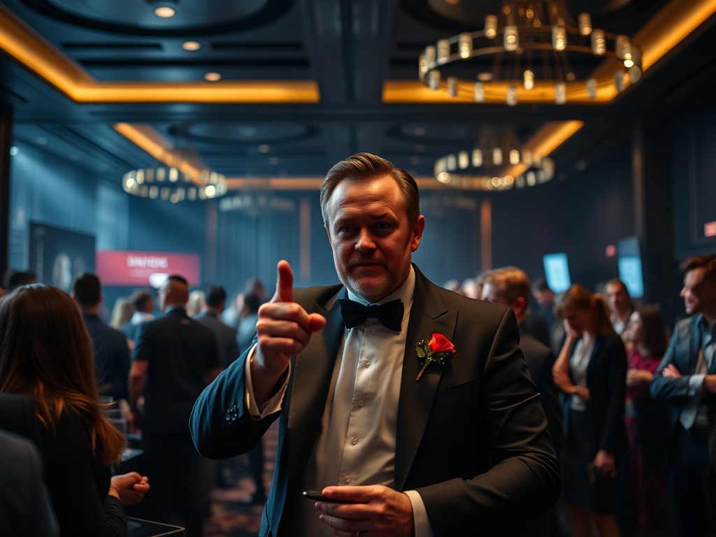 Conference magician concept image – hero visual