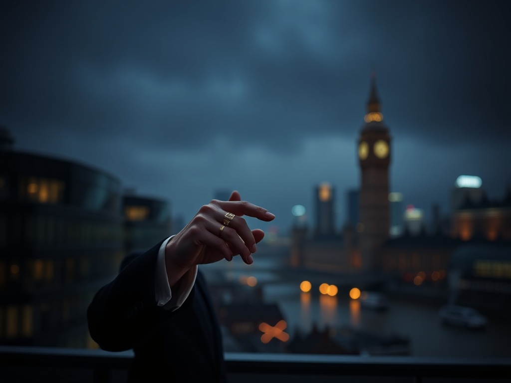 Corporate magician in Canary Wharf performing close-up magic at business networking event in Docklands venue