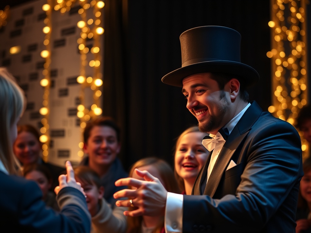 Professional children's magician performing magic for families in London