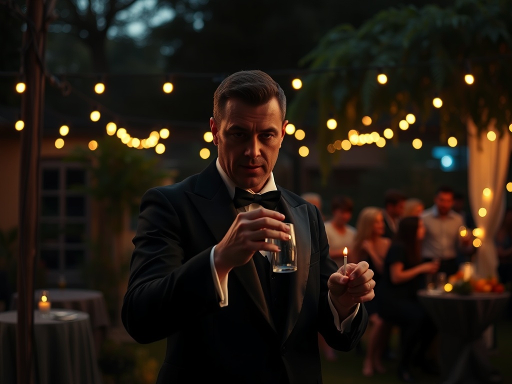 Garden party magician – hero concept image