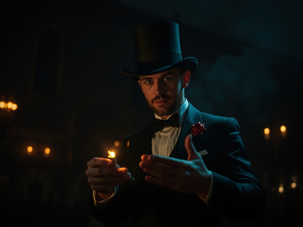 Halloween magician – hero concept image