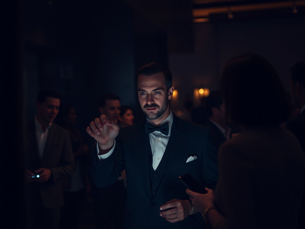 Networking event magician – hero concept image