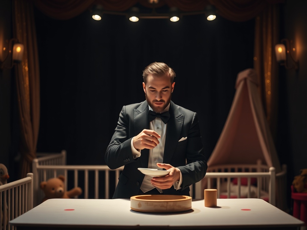 Nursery & preschool magician – hero concept image