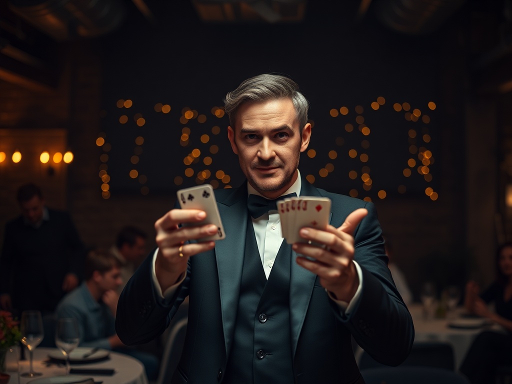 Office party magician – hero concept image