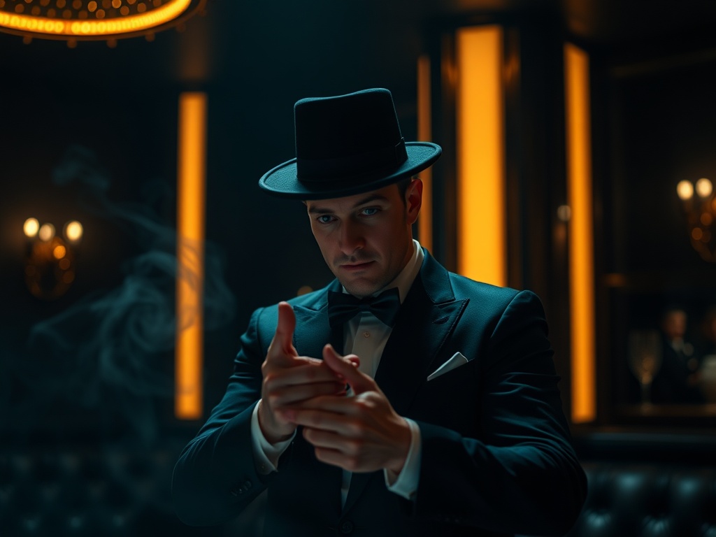 VIP hospitality magician – hero concept image