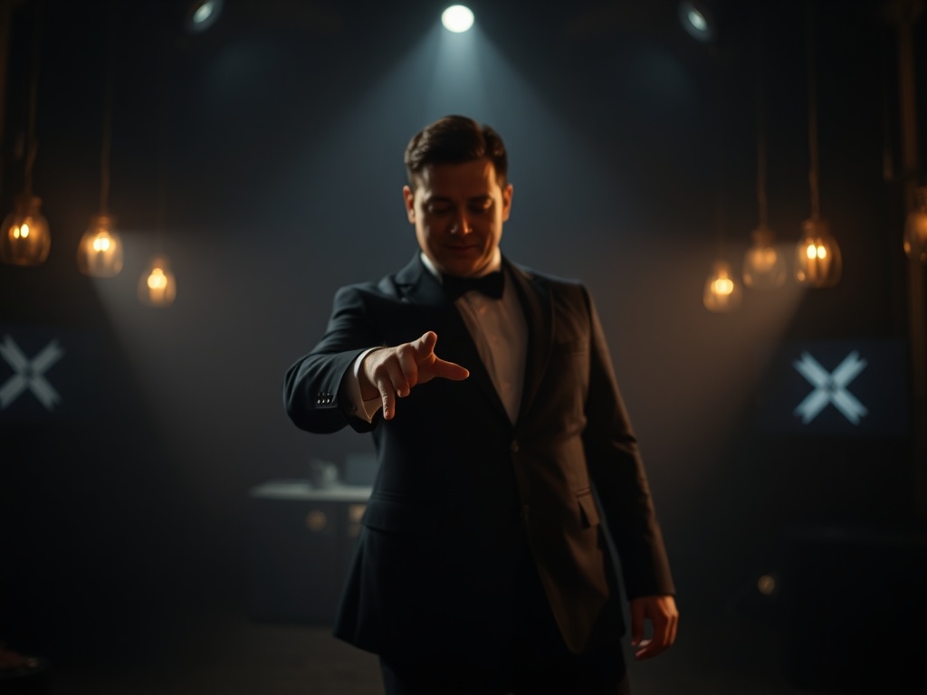 Virtual corporate magician – hero concept image