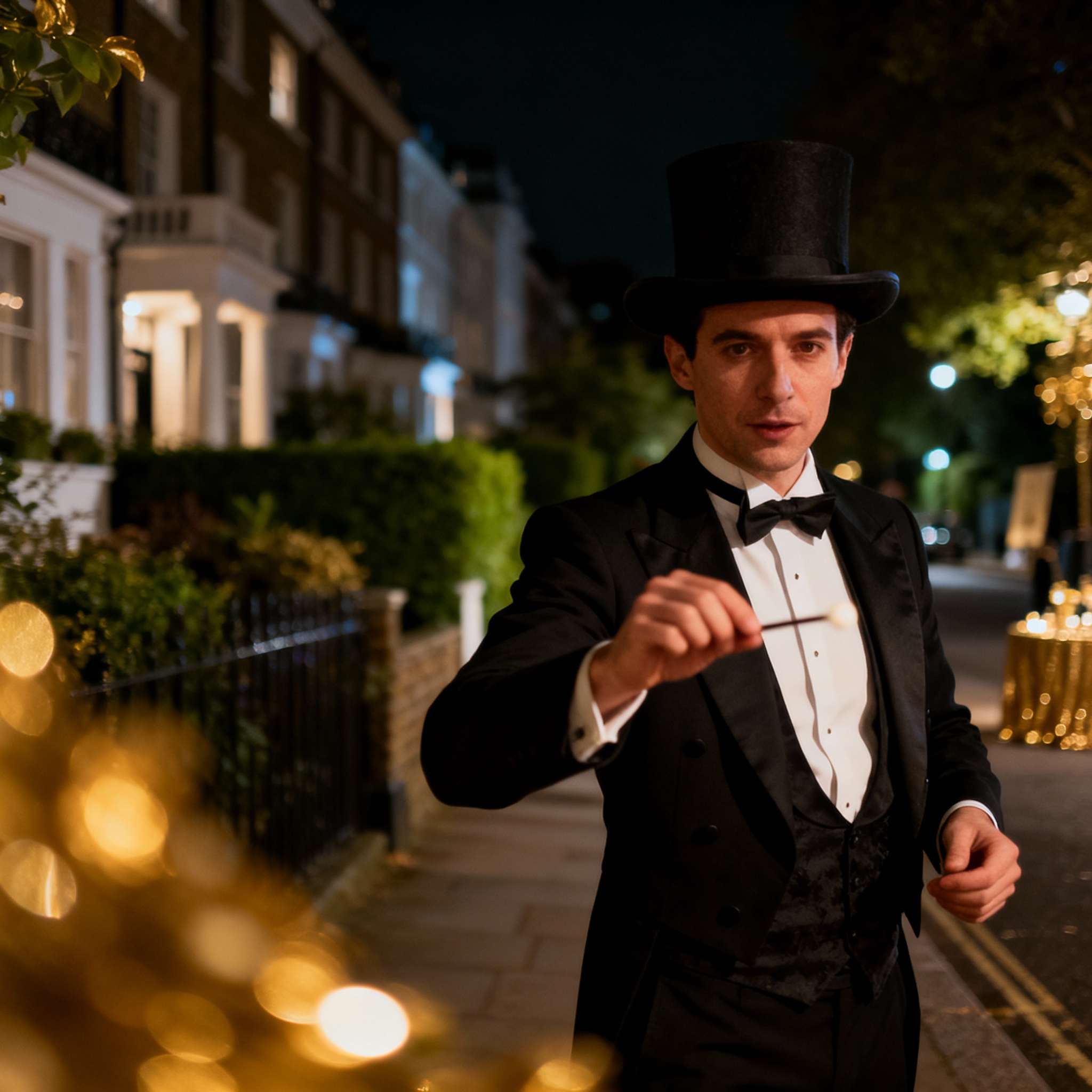 Kensington Chelsea Richmond elegant residential streets with townhouses and sophisticated private event atmosphere